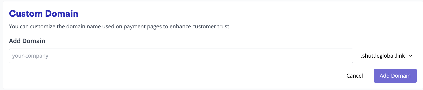 Adding a subdomain