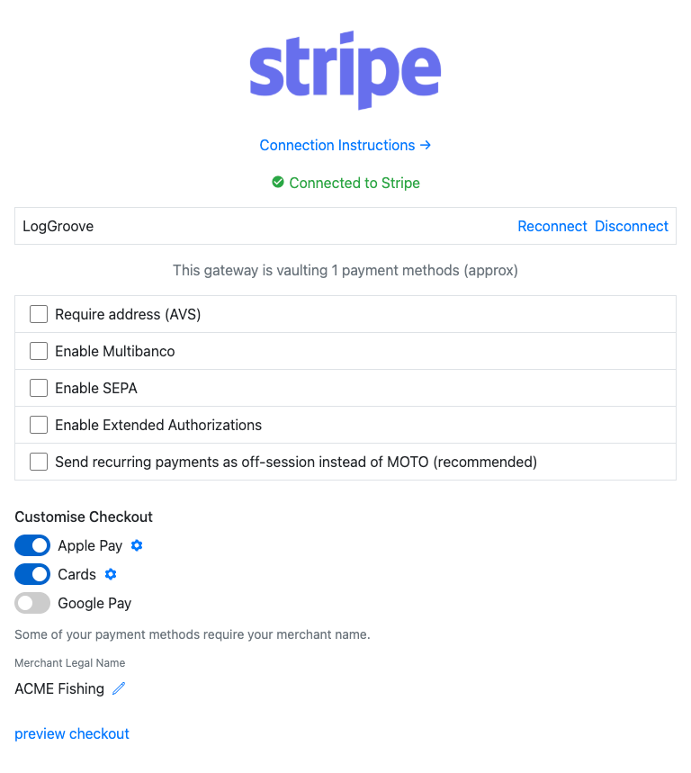 Managing a connection
