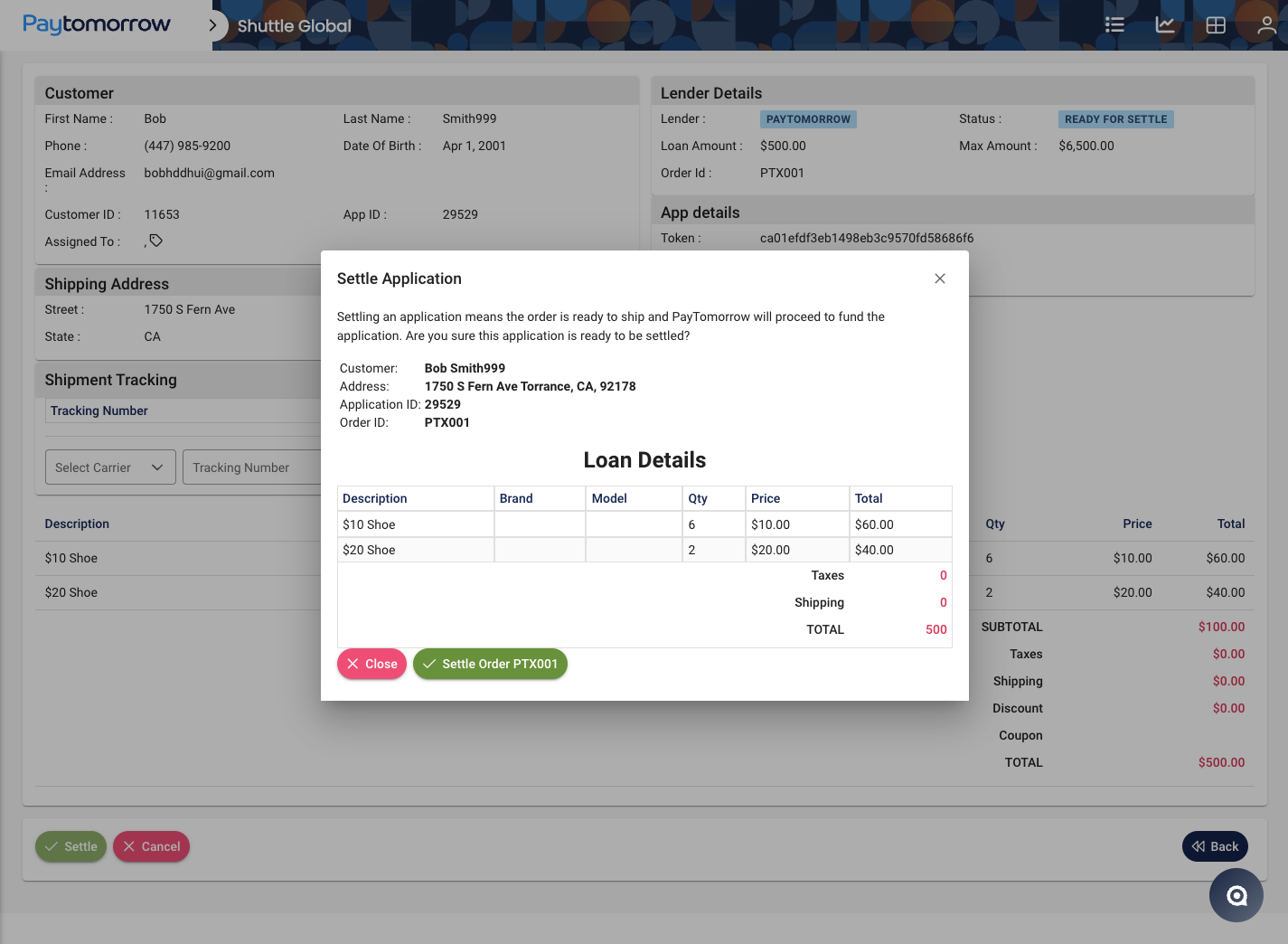 Capture transaction in the platform